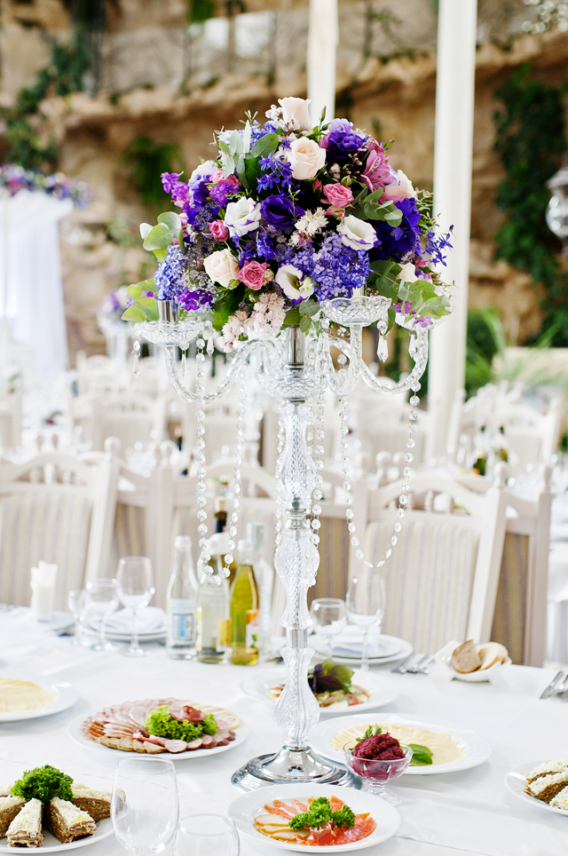 table décoré mariage